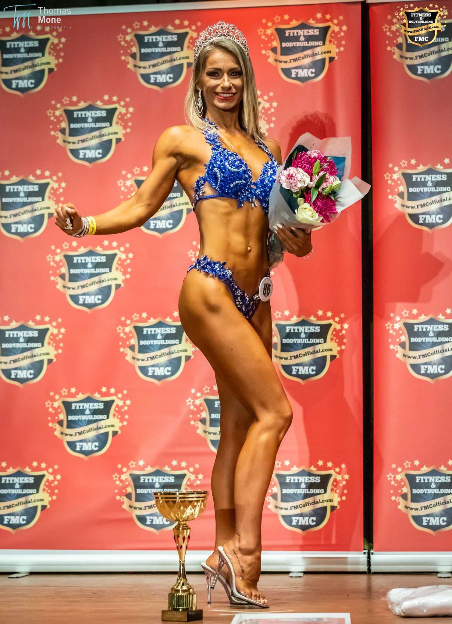 FMC fitness bikini competition overall winner Lucia Watkinson