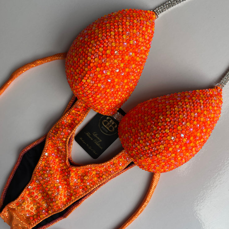 Rental Neon Orange Figure suit C/D cup