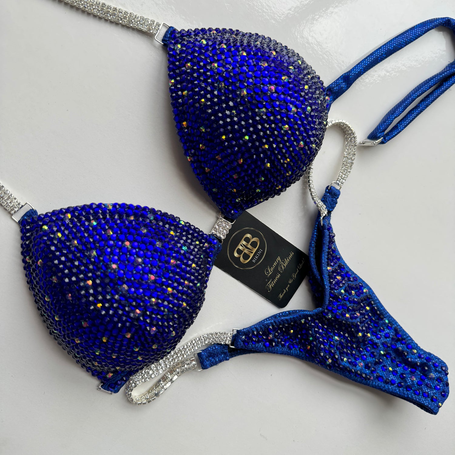 Brand New Cobalt Blue NPC style bikini - C cup