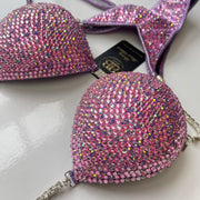 Brand New NPC style bikini - Lilac and pink - C cup
