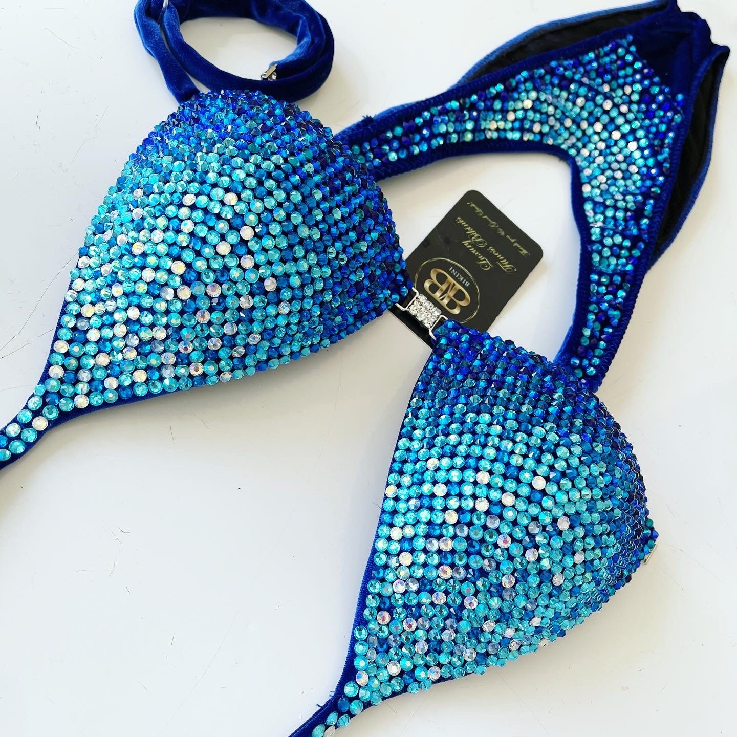 Sea Rhapsody Blue Ombre Competition Bikini (450)