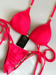 Neon Pink Competition Posing Bikini - PRE ORDER