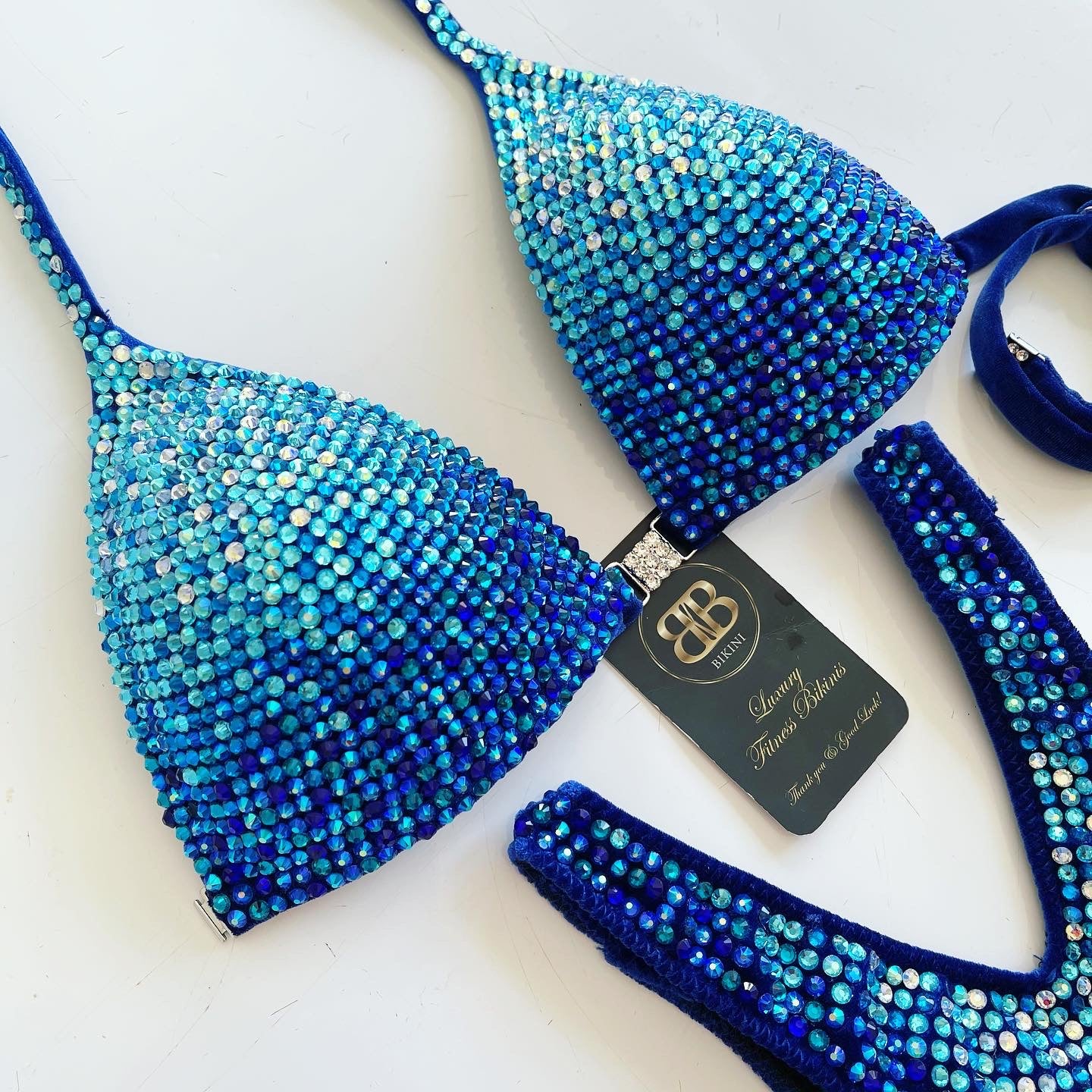 Sea Rhapsody Blue Ombre Competition Bikini (450)