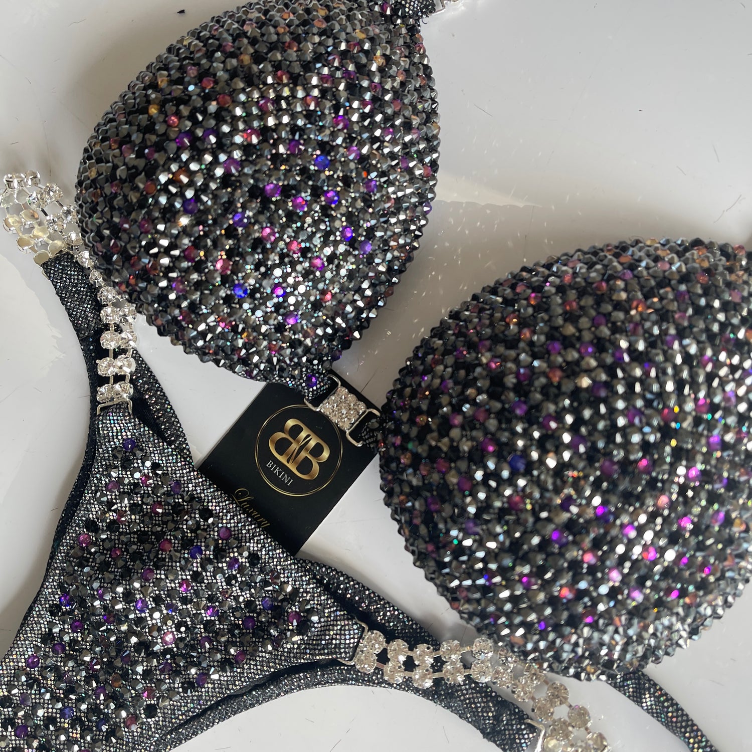 Hematite Purple Triangle ( NPC) competition bikini D/DD