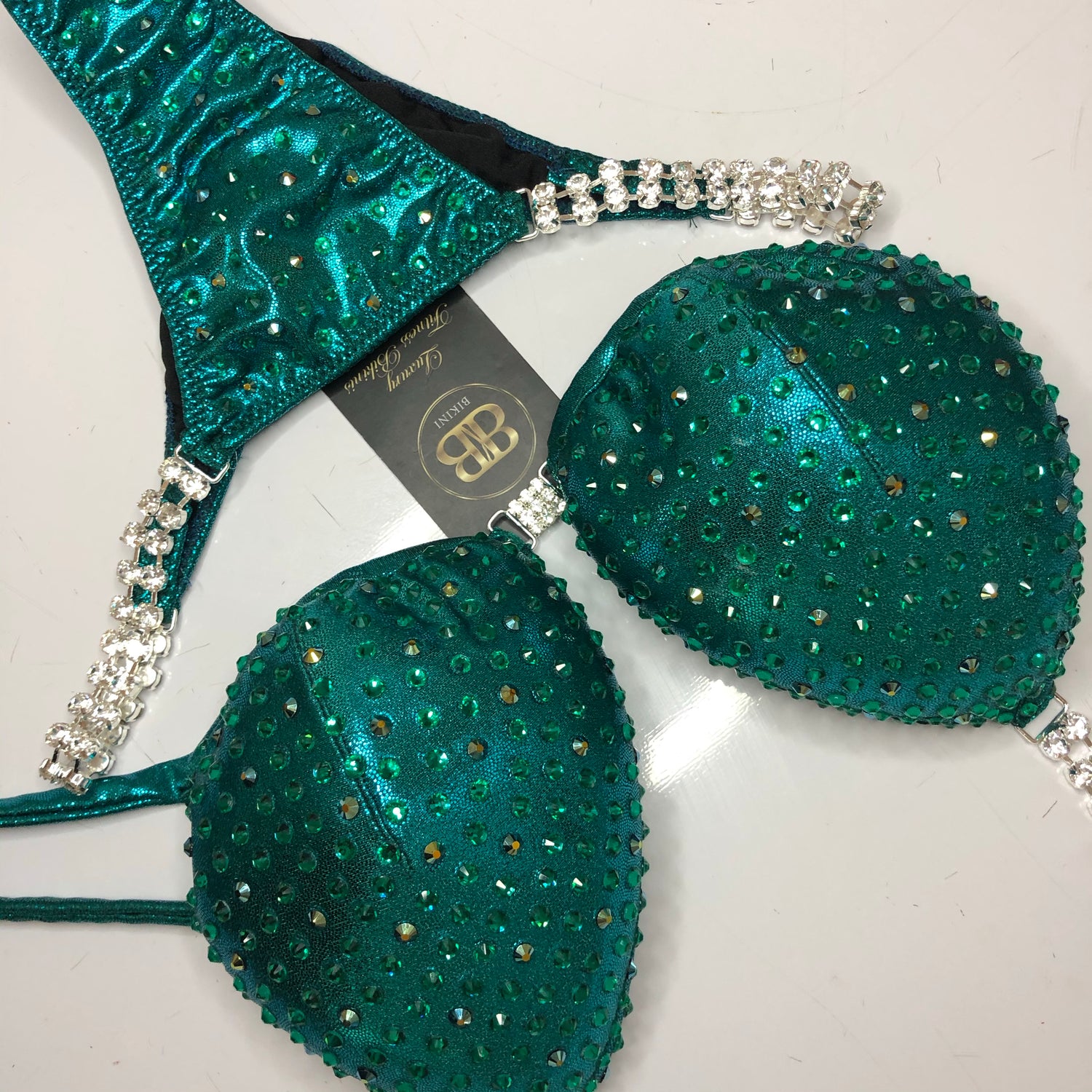 NPC zircon teal green D/DD bra cup - ready to ship