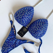 Chelsea Blue NPC style competition bikini (516)