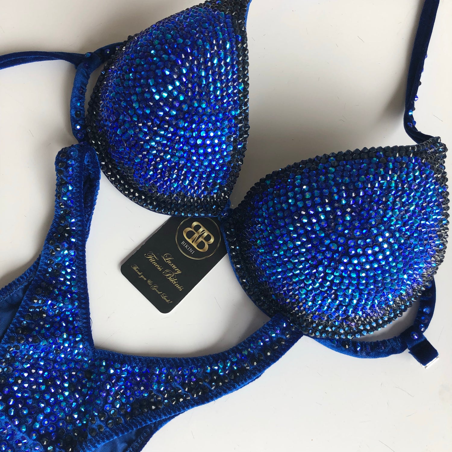 Blue Velvet Bombshell Bikini (526)