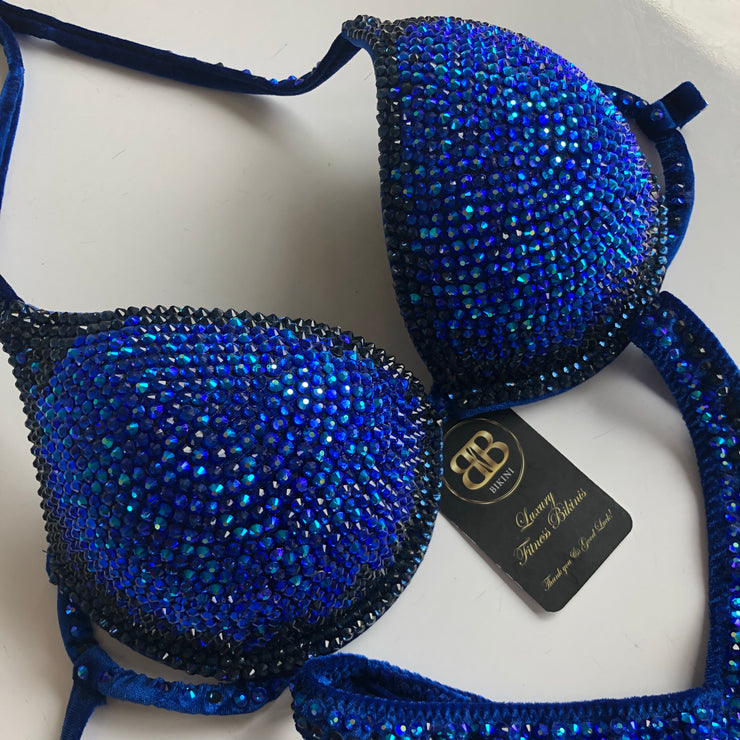 Blue Velvet Bombshell Bikini (526)