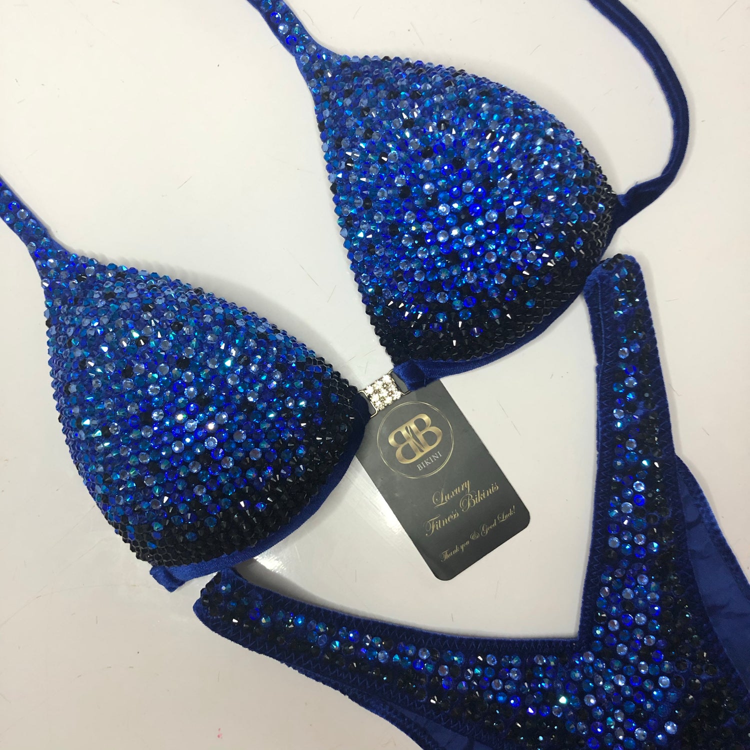 Sweetheart Sapphire blue mix bikini B/C cup - ready to buy