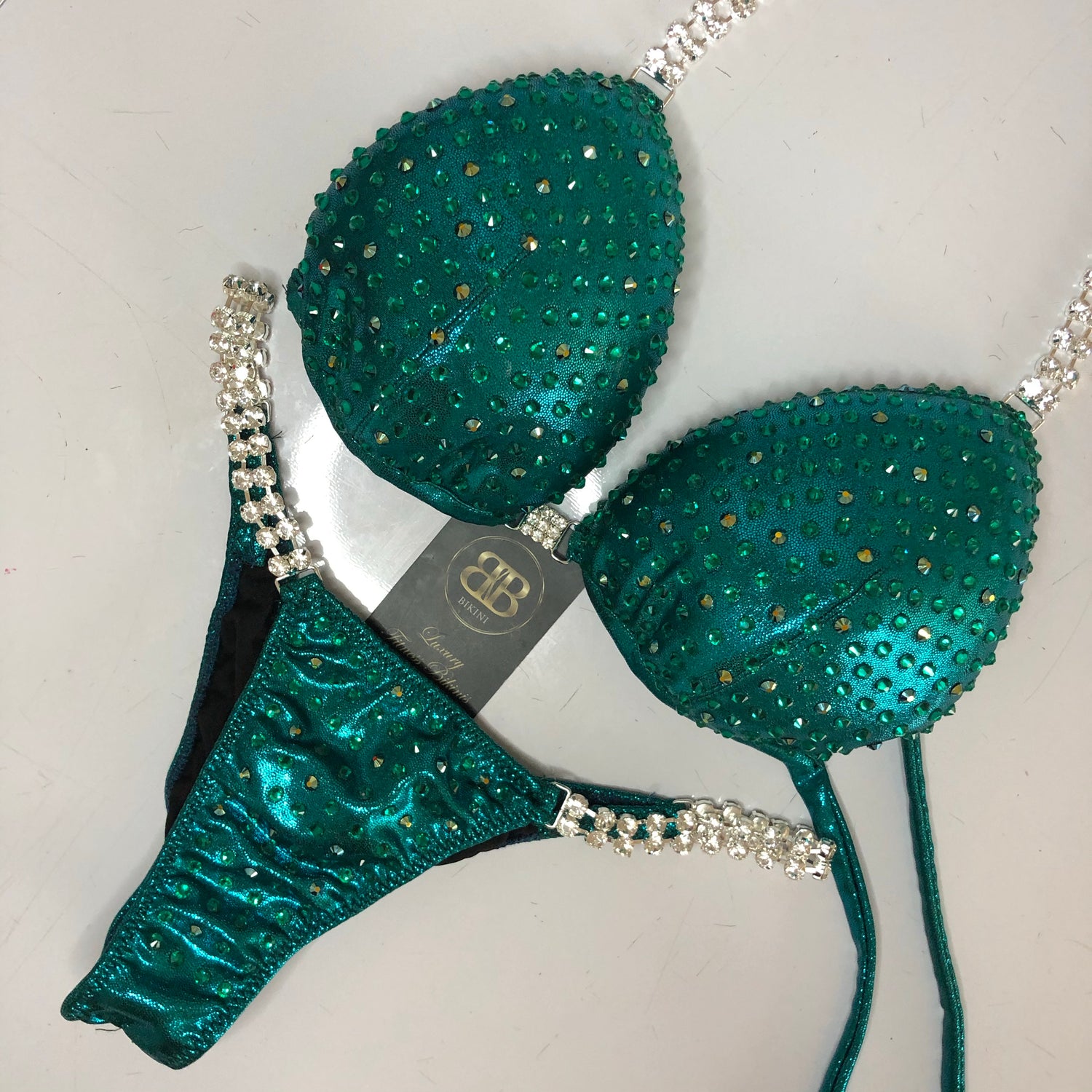 NPC zircon teal green D/DD bra cup - ready to ship