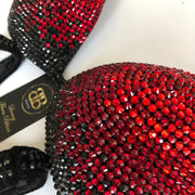 (Alisna) Black and Red Fully Crystallised