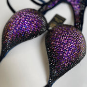 Purple Middle Ombre Competition Bikini (578)
