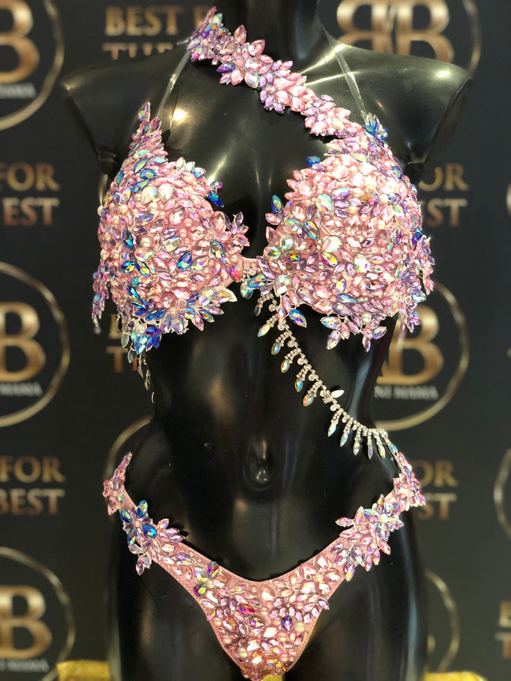 Fairytale pink Competition Bikini- Couture Level 1