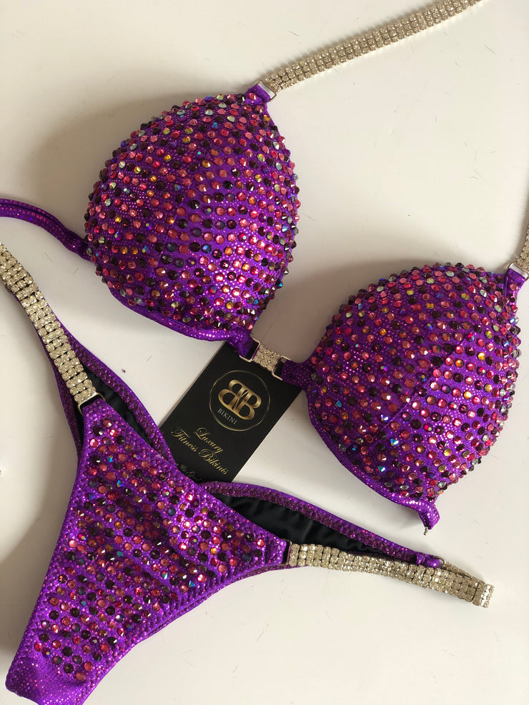 Purple Candy Mix NPC Style Competition Bikini (325)