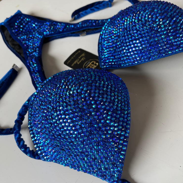 Sapphire Blue Bombshell Competition Bikini (532)