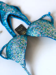 (ROBIN) Turquoise Ombré B/small C bra - ready to buy