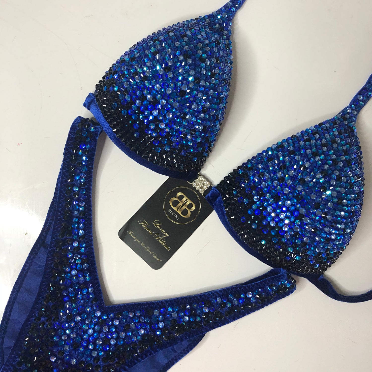 Sweetheart Sapphire blue mix bikini B/C cup - ready to buy