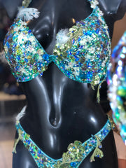 Fairytale Dust Competition Bikini- Diva Level 2 / 3 with feathers for good luck