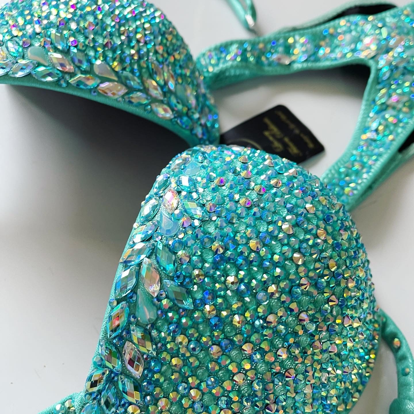 Tiffany Blue Competition Bikini (700)