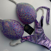 Rental- Lilac and Rose ombreNPC style bikini - C/small D cup (no.1)