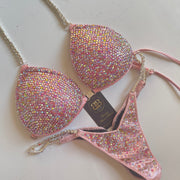 Brand New AB Pink NPC style bikini - large B/ small C cup , ready to buy