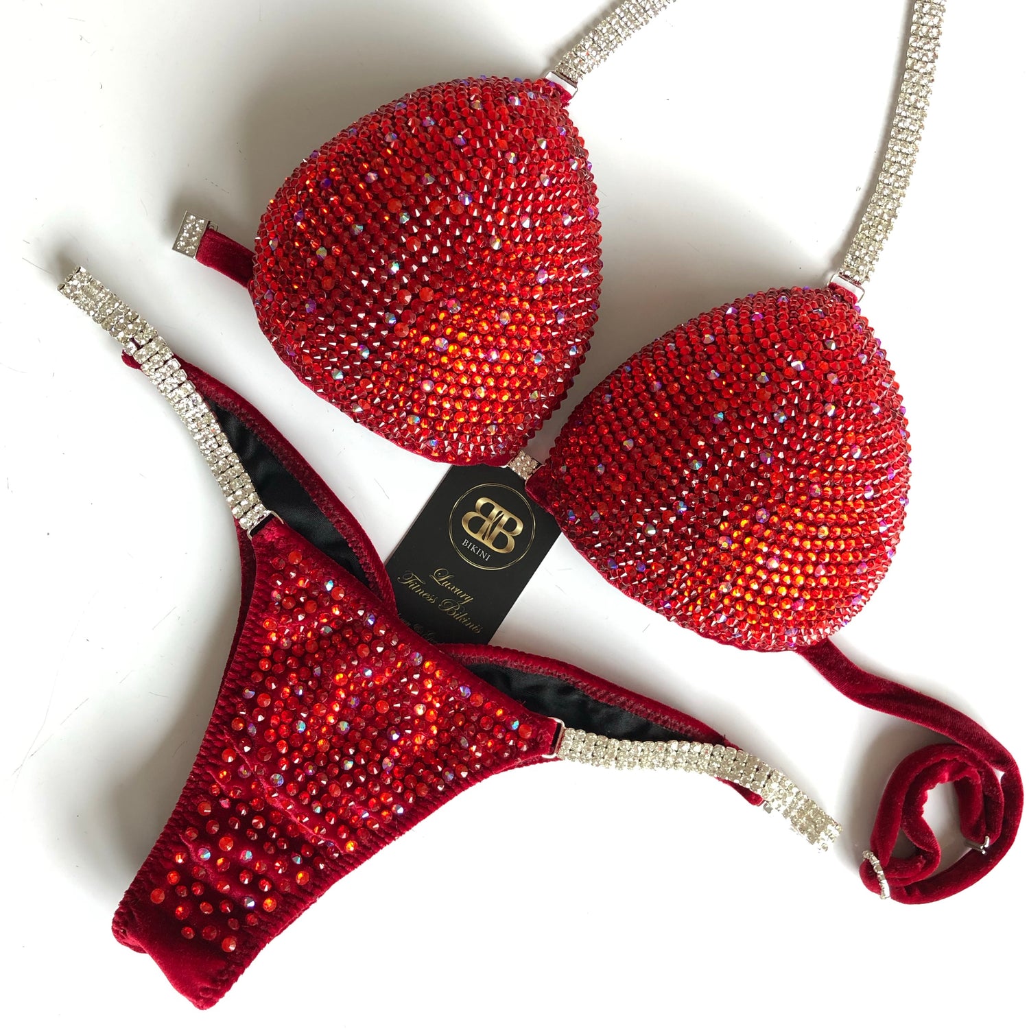 (Amelia) Red light Competition Bikini