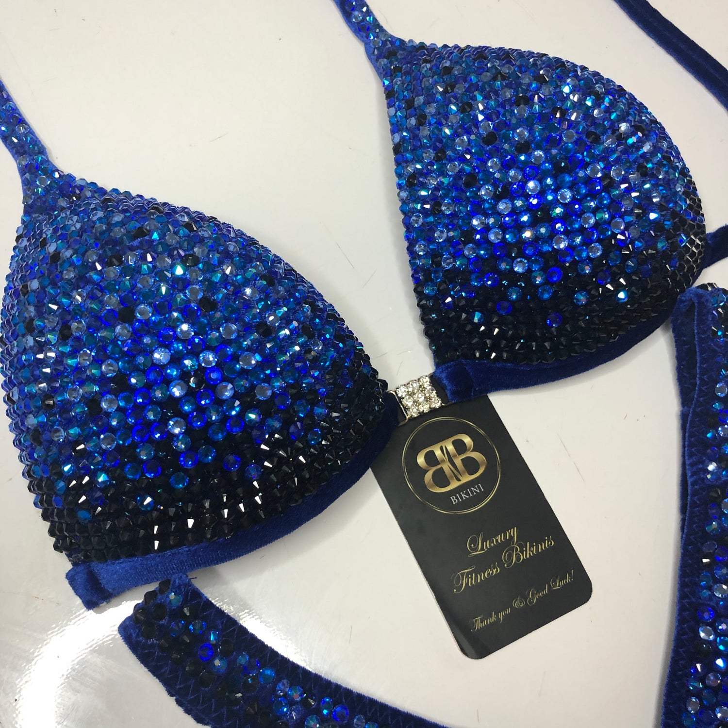 Sweetheart Sapphire blue mix bikini B/C cup - ready to buy